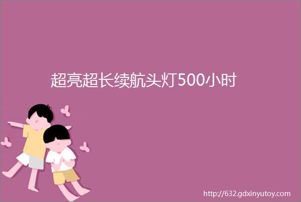 超亮超长续航头灯500小时