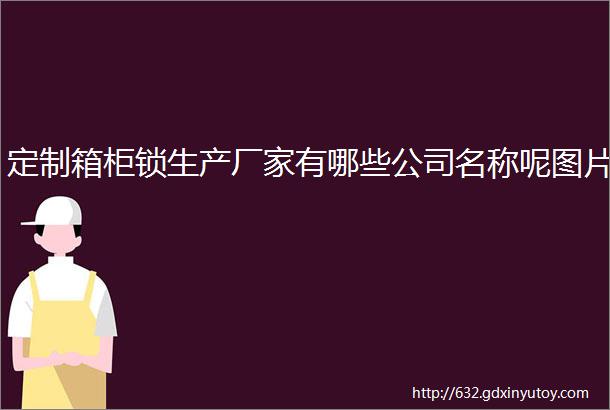 定制箱柜锁生产厂家有哪些公司名称呢图片