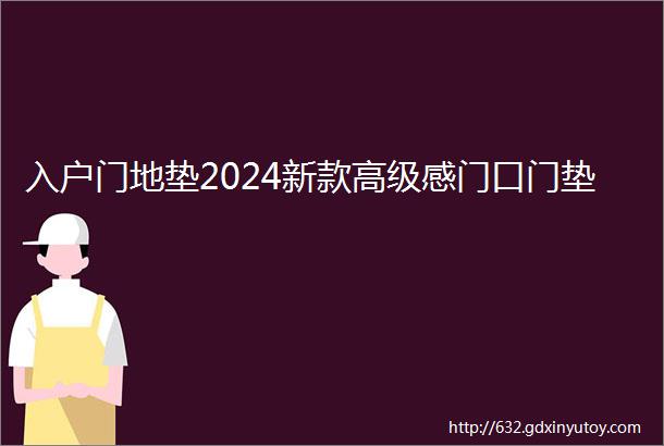 入户门地垫2024新款高级感门口门垫